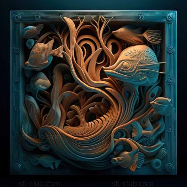 3D model deep sea (STL)